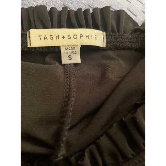 Tash & Sophie Women's Size Small Sleeveless Dress Black Knit - Picture 4 of 4